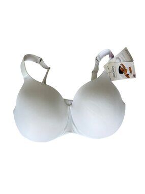 Jockey Bra New Size 36 D White Padded Underwire Back Smoothing Comfort